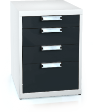 Universal cabinet for workbenches 662 x 480 x 600 - 4x drawer
